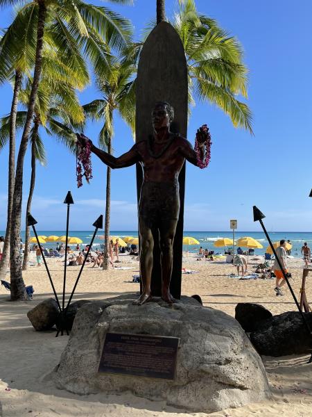 デューク・カハナモク像のイメージ画像