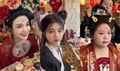 漢服体験館での劇的イメチェンが人気に―中国のイメージ画像