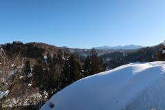 栄村から見える冬の山々のイメージ画像