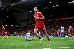 リヴァプール、三笘薫途中出場のブライトンに3発＆無失点の快勝！FA杯5回戦に進出のイメージ画像