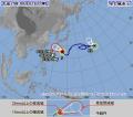 <strong>南鳥島沖で台風11号発生</strong> 北西へゆっく..