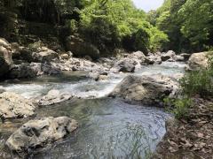 摂津峡の川の景色