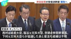 岸田総理が安倍派幹部ら聴取へ 自民党・派閥の裏金事件でのイメージ画像