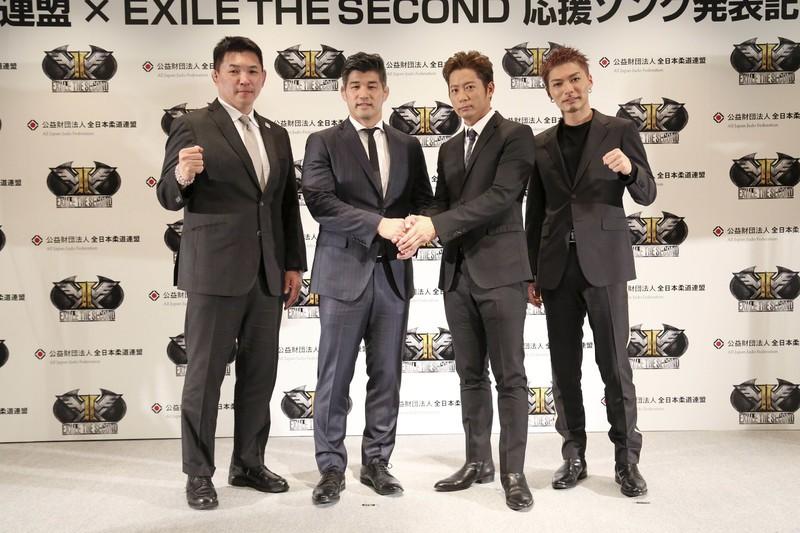 EXILE THE SECOND “柔道界初”の応援ｿﾝｸﾞ担当を発表!