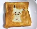 可愛すぎて食べられない！トーストに..