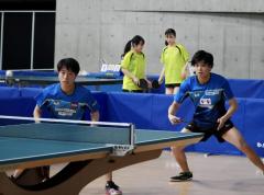 愛工大・田中/篠塚ペアが白星スタート三部・龍崎ペアもストレート勝利＜全日本卓球2023男子複1回戦＞