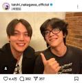 “エモい”中川大志、韓国俳優チェ・ジョンヒョプとの再会！ツーショット公開にファン歓喜『テオくんやーん！』