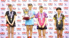 木下アカデミー・鈴木希華が優勝 次の目標は「一年生で全中優勝」＜卓球・全農杯全日本ホカバ2026/ホープス女子＞のイメージ画像