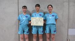 2単1複の女子団体Bは筑波大学が優勝＜第66回全国国公立大学卓球大会＞のイメージ画像
