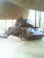 クチにある破壊された戦車