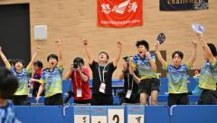 育英が愛工大名電のV9阻止して決勝進出＜卓球・インターハイ2025/男子学校対抗準決勝＞