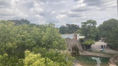 動物園の一景色のイメージ画像