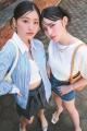 超ときめき宣伝部・菅田愛貴＆杏ジュリアが美脚披露 “シンクロメイク”にも挑戦