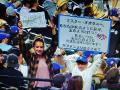 「ミスターオオタニヘ」地元少年の日本語メッセージに反響「獣のように投げ、王のように打つ！」