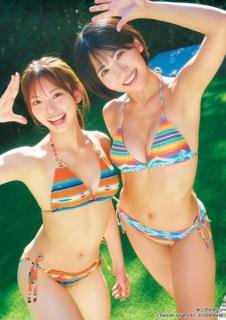 「MFGエンジェルス2023」東条澪＆佐々木萌香、美バスト際立つ水着姿に釘付け
