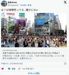 日本では失礼に当たるのに中国人がなかなか思い至らない行為は？「大声で話す」「列への割り込み」のイメージ画像