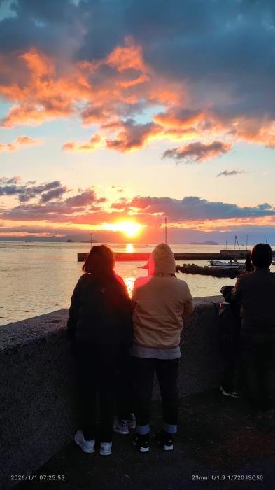 今治大浜の初日の出のイメージ画像