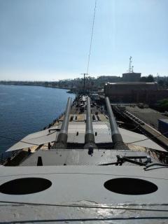 USS IOWA艦橋よりのイメージ画像