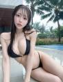 白田まい、超ド級！セクシーな濡れ髪のビキニ姿にファン悶絶…極上ボディ披露