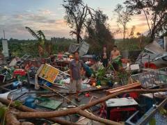 【災害】ドンタップ省で豪雨、44棟が倒壊、17人負傷
