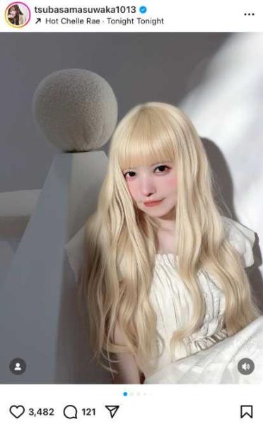 益若つばさ、衝撃のイメチェン公開！ 天使のような透明感に「ビジュが可愛い更新された」とファン騒然