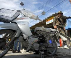 タイ深南部パッタニー県でバイク爆弾が爆発、警察官6名とマレーシア人1名が負傷