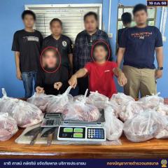 豚肉を無許可販売、カンボジア人夫婦をバンコクで現行犯逮捕のイメージ画像