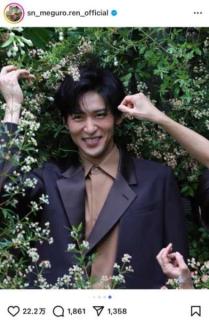 Snow Man・目黒蓮、FENDIと共に魅せる儚くも強い美の世界「花が羨ましい」