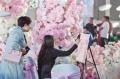 銀川市でライブ・ウエディング・ペインティングがトレンドに、最も幸せな瞬間を絵に―中国