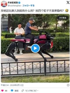 中国で開発されたロボット馬がこちらのイメージ画像