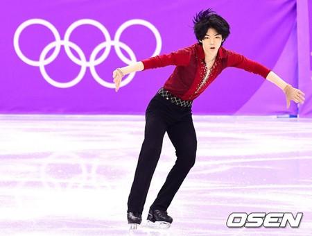 平昌五輪 男子ﾌｨｷﾞｭｱ ﾁｬ・ｼﾞｭﾝﾌｧﾝ（ｼﾞｭﾅﾝ）、SP自己ﾍﾞｽﾄ記録