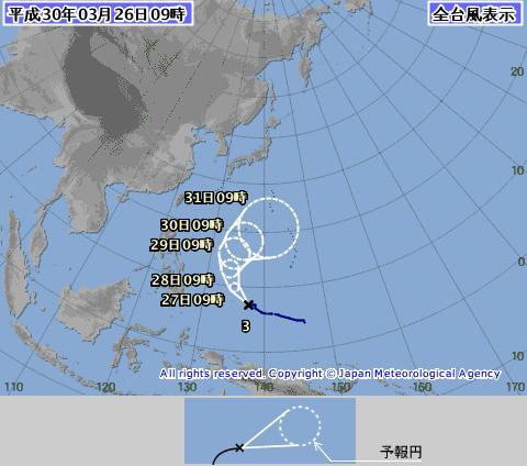 台風3号 週末にも小笠原近海へ「赤道周辺は熱帯低気圧の巣」