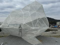 宮浦港にあるアート作品のイメージ画像
