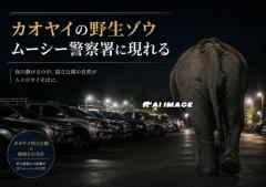 カオヤイの野生ゾウ「プライドゥアン」、ムーシー警察署に現れる 署長ら一時避難のイメージ画像