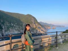 乃木坂46・山下美月、絶景に癒され中？「舞いあがれ！」ロケで五島列島へ