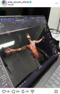 ATSUSHI、上半身裸の衝撃ショットとともに「Coming soon」を予告！意味深な投稿に「何が起きるの？」と期待の声殺到のイメージ画像