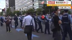 国葬「賛成派」と「反対派」が警察をはさんで対峙…厳戒態勢続く日本武道館の周辺
