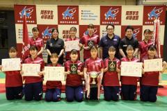 立命館大学が全勝優勝で17年ぶりのリーグV殊勲賞の中谷理菜は個人賞3冠＜関西学生卓球春季リーグ2025・女子＞