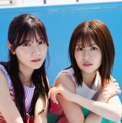 日向坂46河田陽菜＆松田好花、仲の良さが伝わるほのぼのグラビアショット
