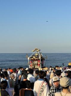 コロナ明け久々の浜降り祭のイメージ画像