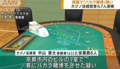 京都祇園「バカラ賭博」疑い カジノ店経営者ら逮捕のイメージ画像