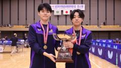 愛知工業大・谷垣佑真/中村煌和が初優勝男子ダブルスランキングペア一覧＜卓球・全日学2024男子複＞のイメージ画像