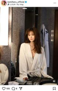 込山榛香が誘う”ホテルの艶めき”！ ローブ姿で魅せた「SPA!」撮影オフショットにファン熱狂「美しい！目が離せない」のイメージ画像