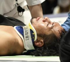 【ＤＤＴ】救急搬送された高梨将弘は頸椎損傷の可能性 リングドクターに「下半身が動かない」と訴えていたのイメージ画像