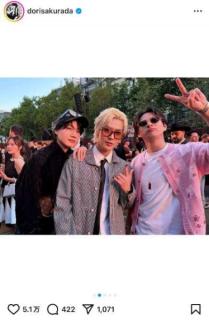 桜田通、夢の豪華3ショットを公開！平野紫耀＆NCT 127 中本悠太との再会にファン大興奮