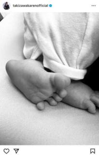 滝沢カレン節炸裂！第1子誕生を報告「新しい家族が訪れました」