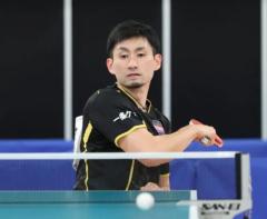 上田仁が今シーズン限りでの現役引退＆パリ五輪代表・戸上隼輔の専属コーチ就任を発表