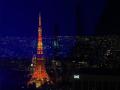 虎ノ門ヒルズからみた東京タワー