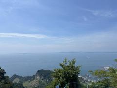 鋸山から見える海