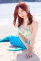 らいむたそ、海の日を彩る“リアル人魚姫”降臨！ 砂浜で魅せた究極のマーメイド姿公開